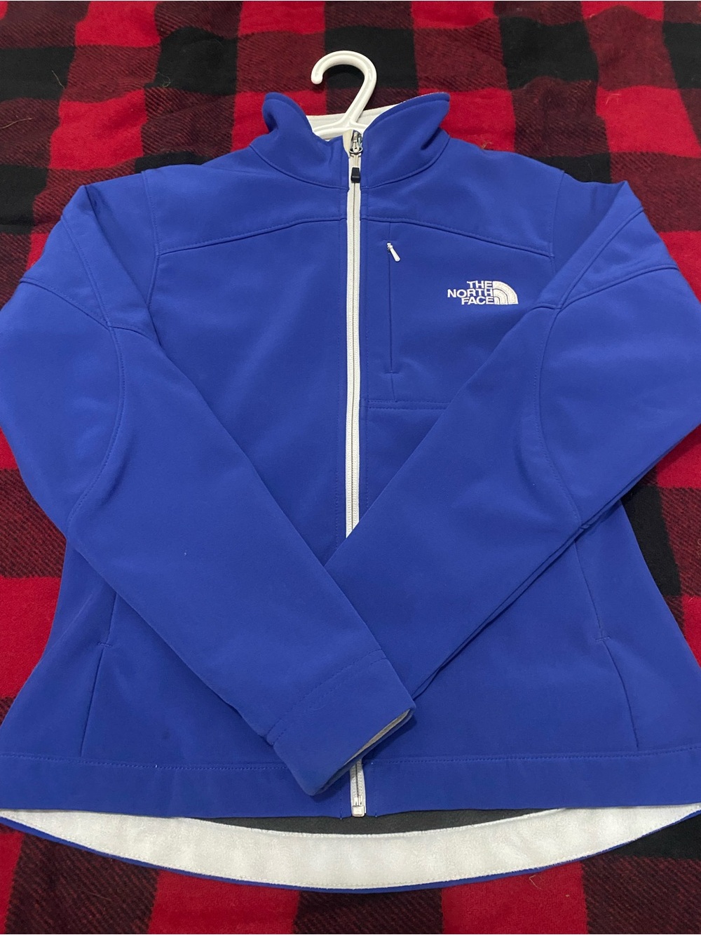 The North Face Women's Caroleena Apex Bionic Softshell Jacket XS Blue Purple F14